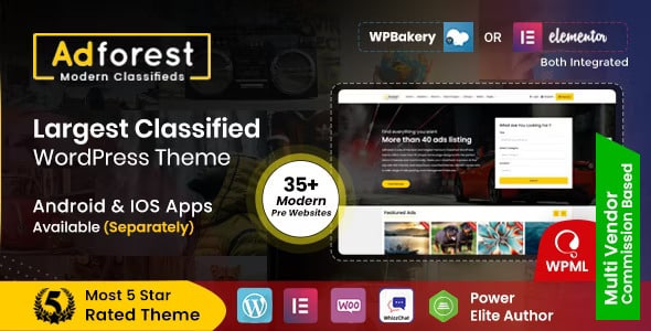 AdForest – Classified Ads WordPress Theme 5.1.8