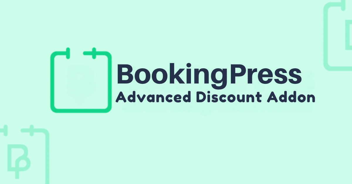 Bookingpress pro advanced discount addon