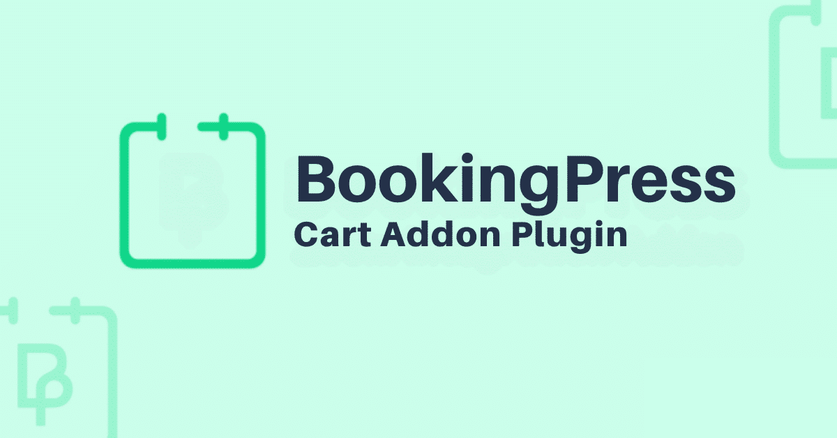 Bookingpress cart addon plugin