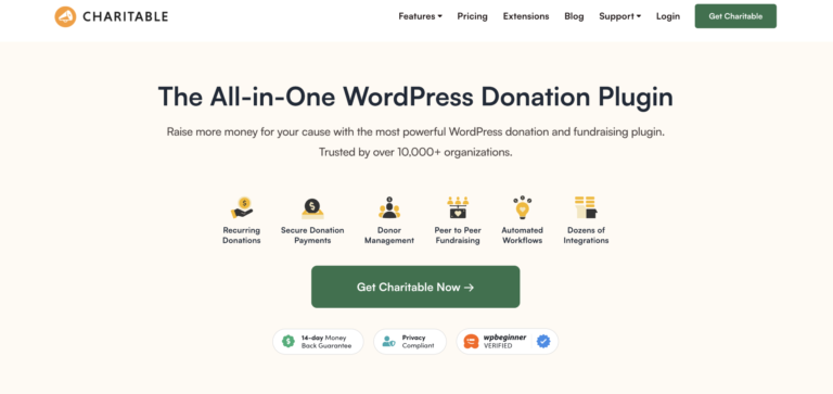 Charitable PDF Receipts