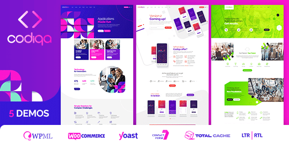 Codiqa – Software & Digital WordPress Theme