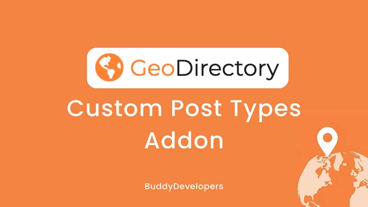 Custom post types addon for geodirectory