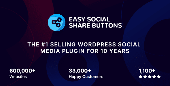Easy social share buttons