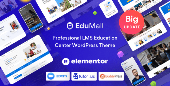 EduMall Theme – Professional LMS Education Center WordPress Theme