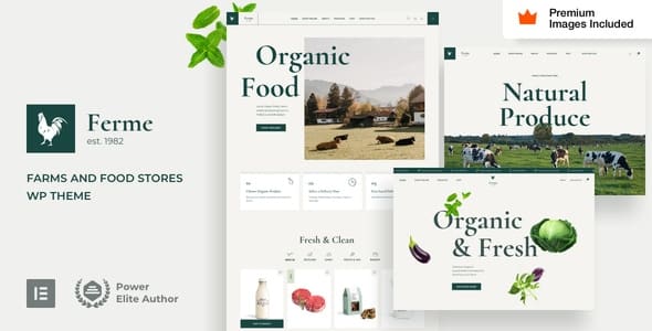 Ferme Theme – Food Store & Farm Theme