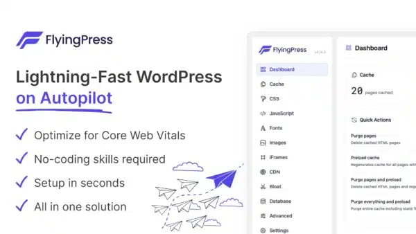 FlyingPress Pro – Lightning-Fast WordPress on Autopilot
