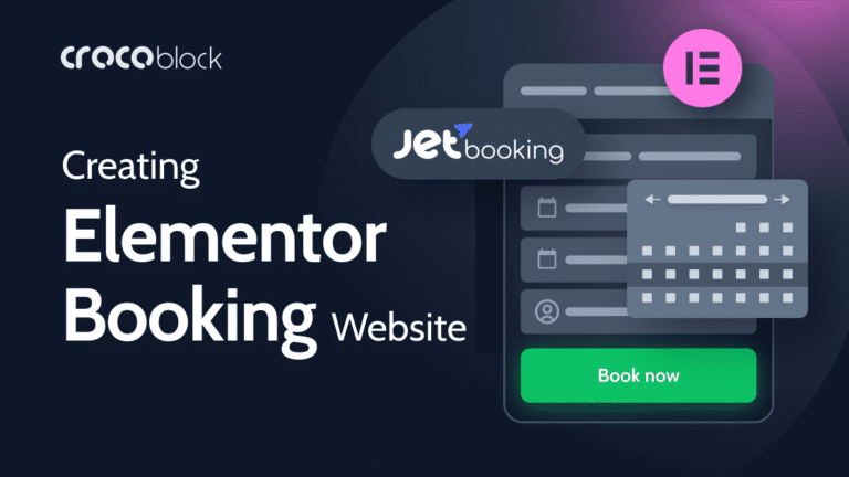 JetBooking For Elementor