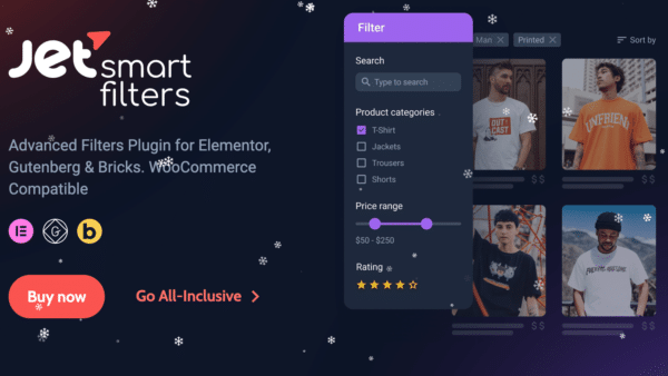 JetSmartFilters - Advanced Filters Plugin for Elementor, Gutenberg & Bricks.