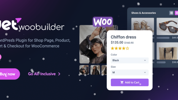 JetWooBuilder - Plugin for Shop Page, Product, Cart & Checkout for WooCommerce