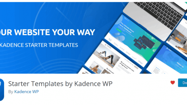 Kadence Starter Templates