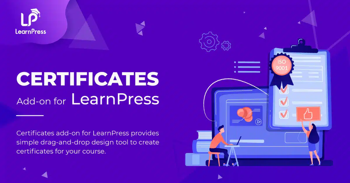 Learnpress certificates addon
