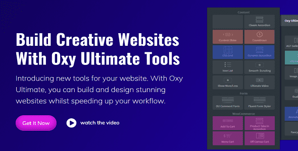 Oxy ultimate tools – addon for oxygen builder