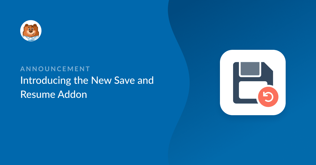 Save and resume addon for wpforms