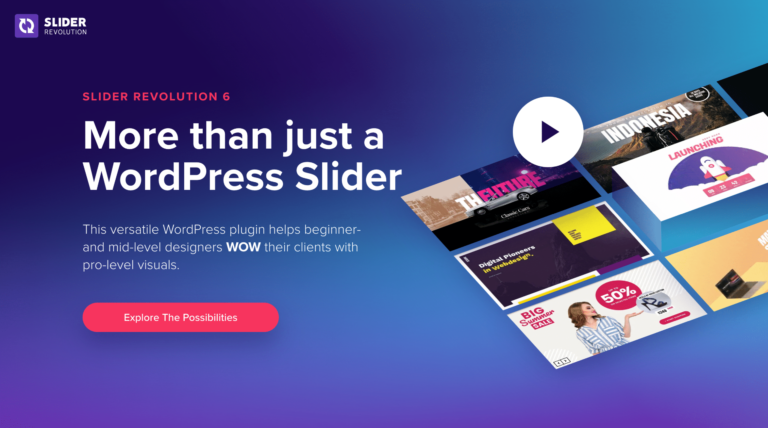 Slider Revolution Responsive