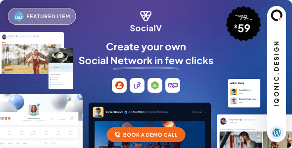 SocialV Theme – Social Network and Community BuddyPress Theme