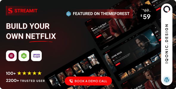 Streamit WP – Video Streaming WordPress Theme + RTL