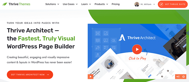 Thrive Architect Page Builder by Thrive Themes