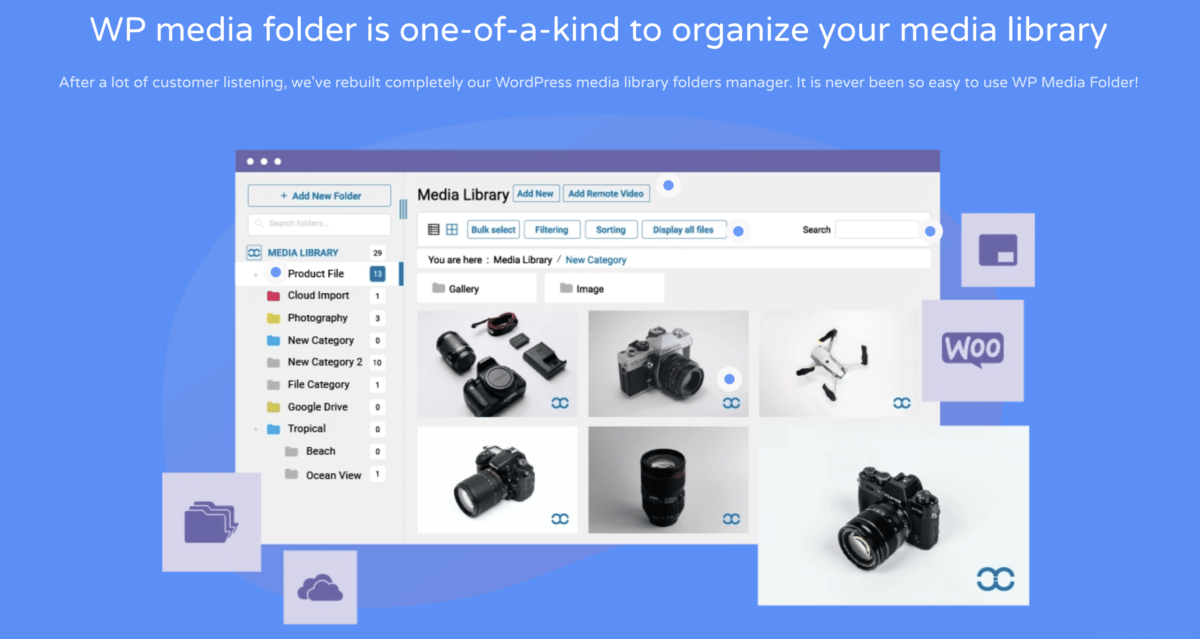 Wp media folder – wordpress media library