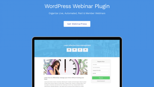 WebinarPress Pro – All in one Webinar Plugin for WordPress