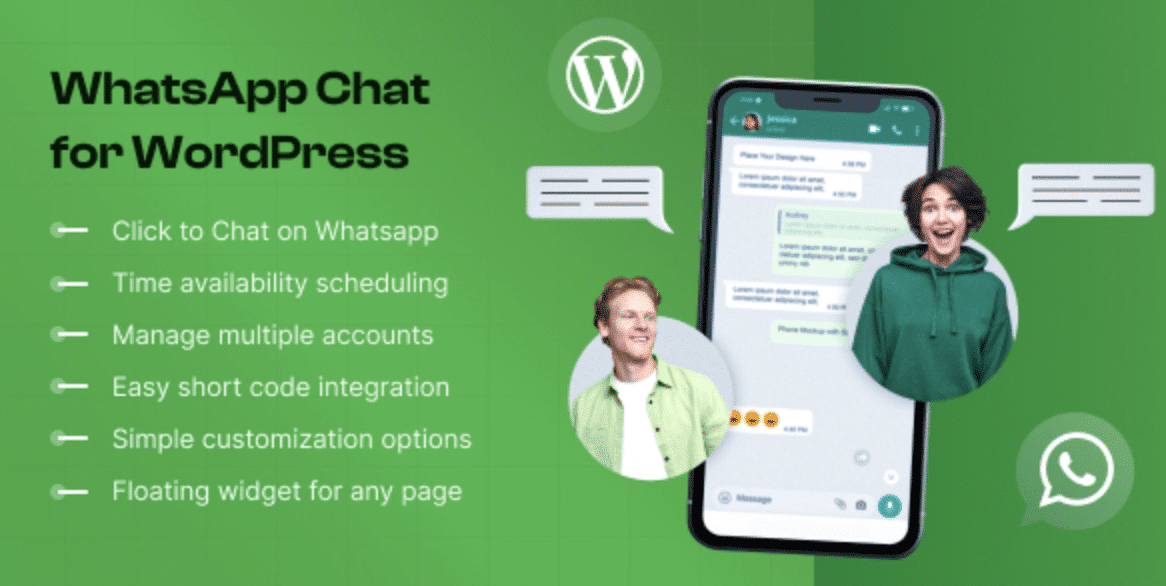 Whatsapp chat - click to chat plugin for wordpress