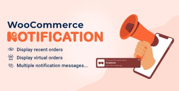 Woocommerce notification – boost sales – live feed – sales popup – upsells image