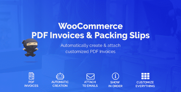 Woocommerce pdf invoices & packing slips