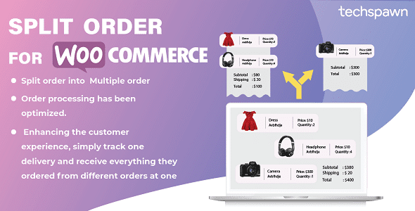 Woocommerce split orders