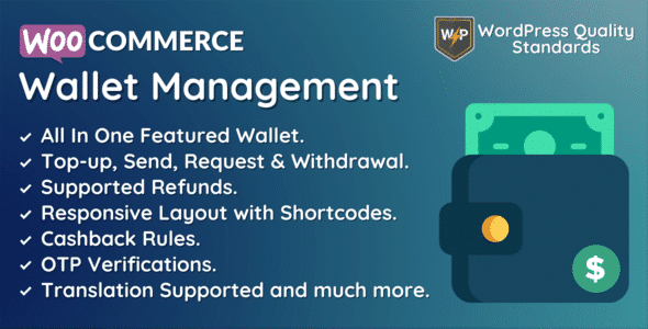 Woocommerce wallet management | all in one