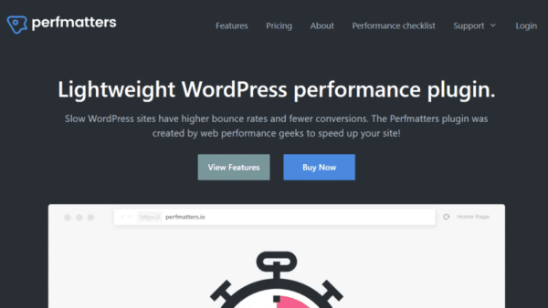 Perfmatters - WordPress Performance Plugin