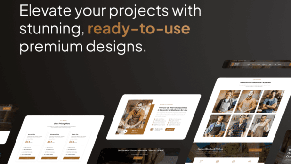 Woodzone Theme – Carpenter & Craftsman FSE WordPress Theme
